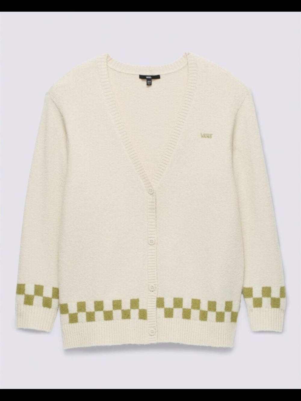 Van's Lowcheck Cardigan | Turtledove | XS/S - Picture 4 of 4